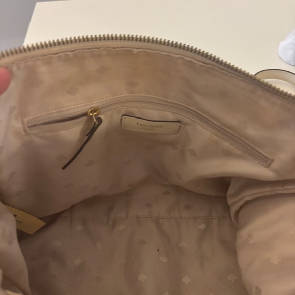 White Leather Kate Spade Bag - Picture 7 of 8